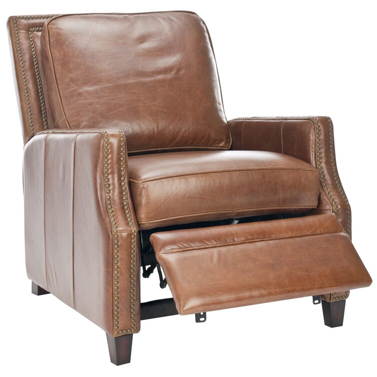 Birch Lane™ Chasidee Genuine Leather Recliner & Reviews | Wayfair